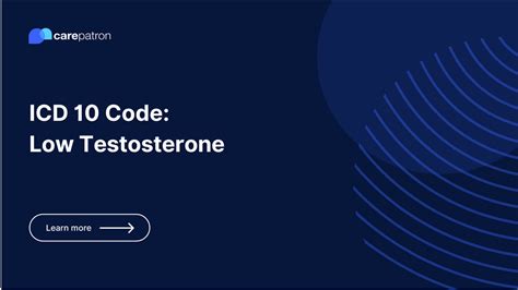 icd 10 for low testosterone|LCD